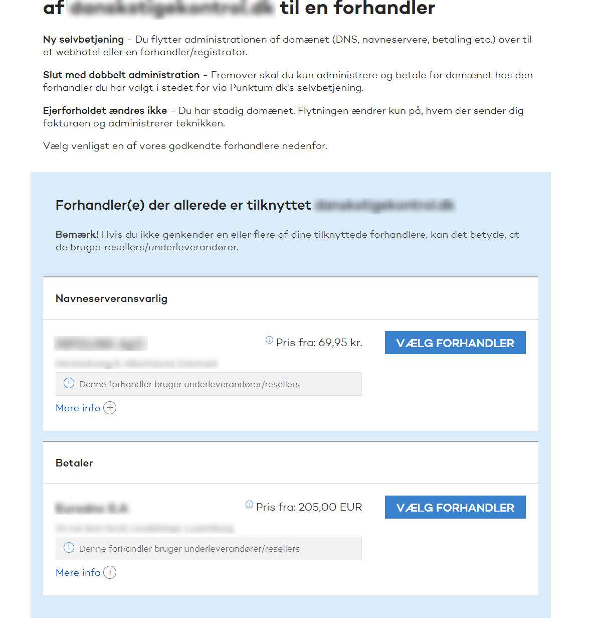 tilknyttet forhandler