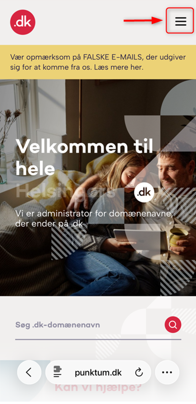 Forsiden af Punktum dk